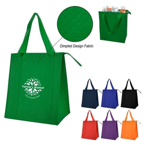 Dimples Non-Woven Cooler Tote Bag