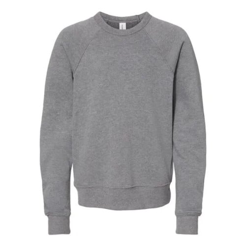 BELLA + CANVAS Youth Sponge Fleece Crewneck Sweatshirt