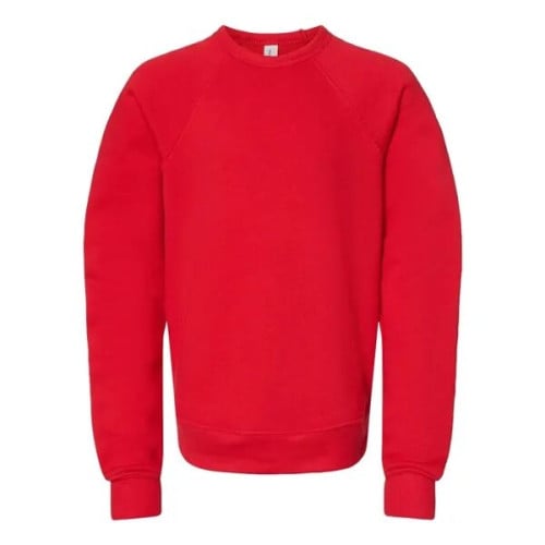 BELLA + CANVAS Youth Sponge Fleece Crewneck Sweatshirt