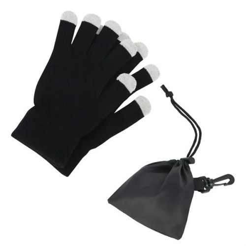 Easy Swipe Touch-Sensitive Glove With Drawstring Pouch