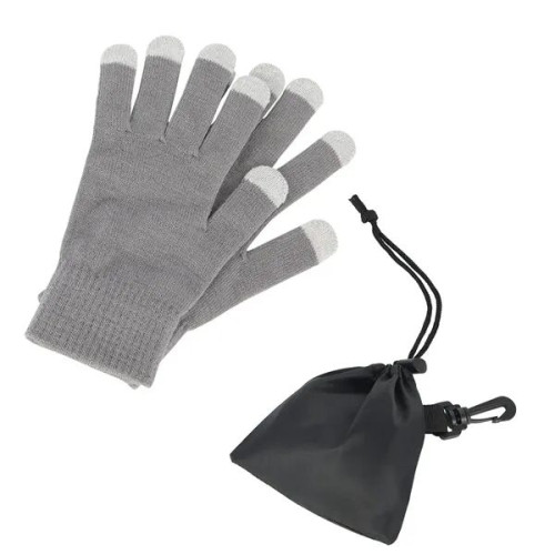 Easy Swipe Touch-Sensitive Glove With Drawstring Pouch