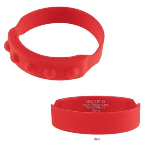 Push Pop Recycled Silicone Wristband