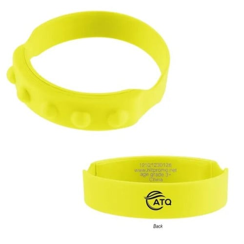 Push Pop Recycled Silicone Wristband