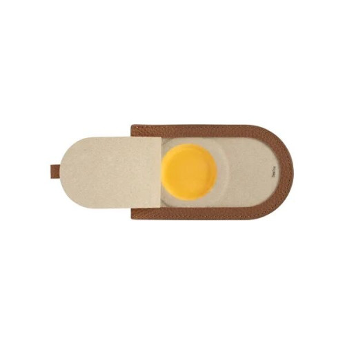 Leeman Pebble Grain AirTag Luggage Tag
