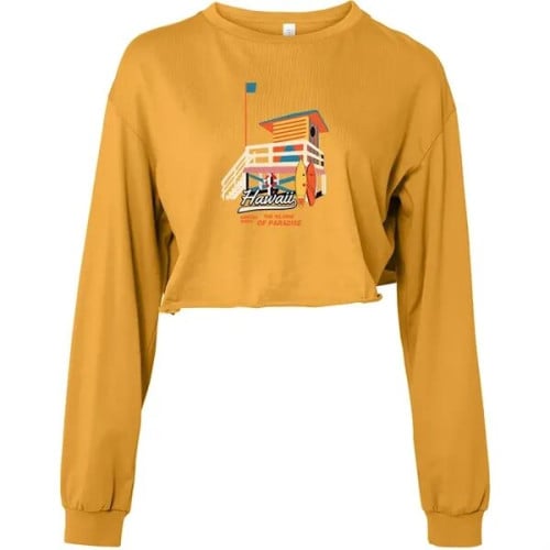 Bella Canvas Ladies' Cropped Long Sleeve Shirt