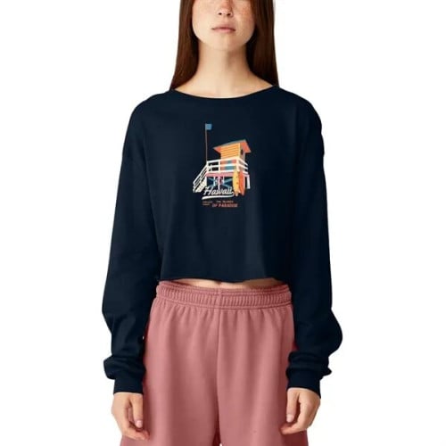 Bella Canvas Ladies' Cropped Long Sleeve Shirt