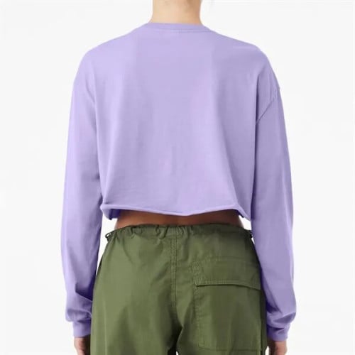 Bella Canvas Ladies' Cropped Long Sleeve Shirt