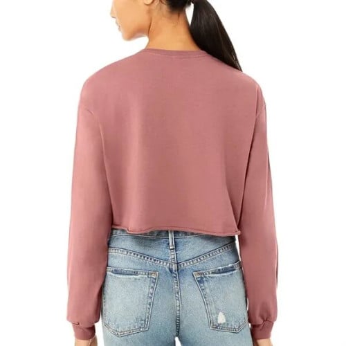 Bella Canvas Ladies' Cropped Long Sleeve Shirt