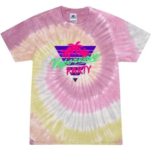 Adult 5.4 oz. Cotton Tie Dye T-Shirts