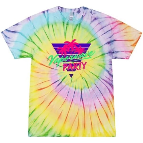 Adult 5.4 oz. Cotton Tie Dye T-Shirts
