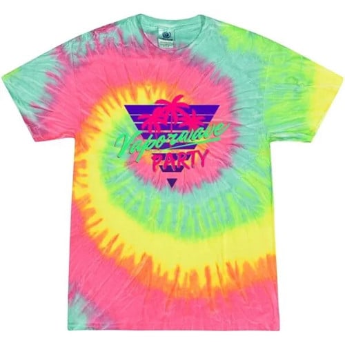 Adult 5.4 oz. Cotton Tie Dye T-Shirts