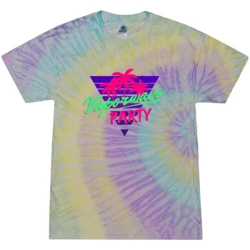 Adult 5.4 oz. Cotton Tie Dye T-Shirts