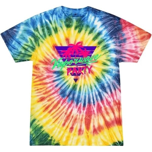 Adult 5.4 oz. Cotton Tie Dye T-Shirts