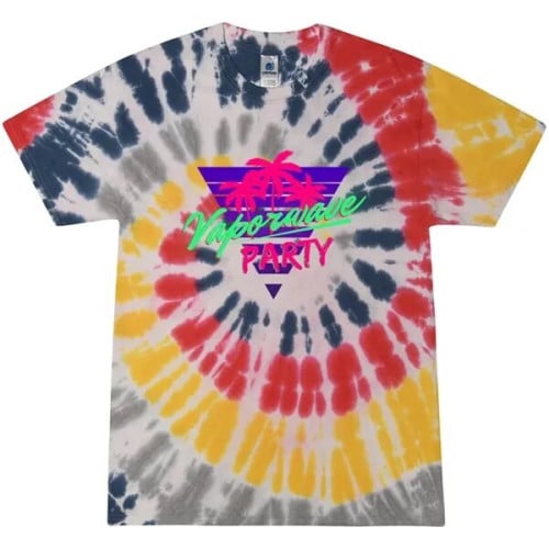 Adult 5.4 oz. Cotton Tie Dye T-Shirts