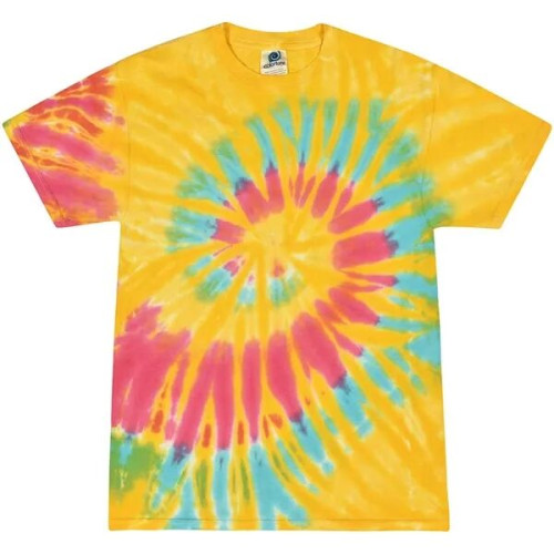 Adult 5.4 oz. Cotton Tie Dye T-Shirts