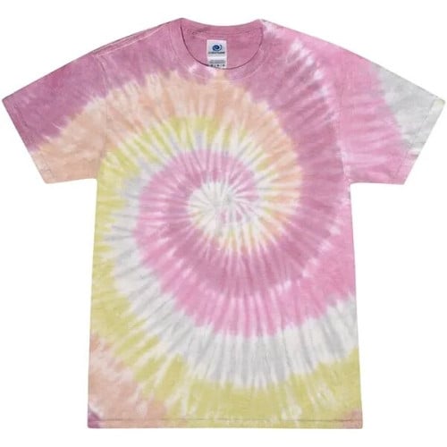 Adult 5.4 oz. Cotton Tie Dye T-Shirts