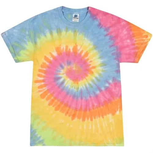 Adult 5.4 oz. Cotton Tie Dye T-Shirts