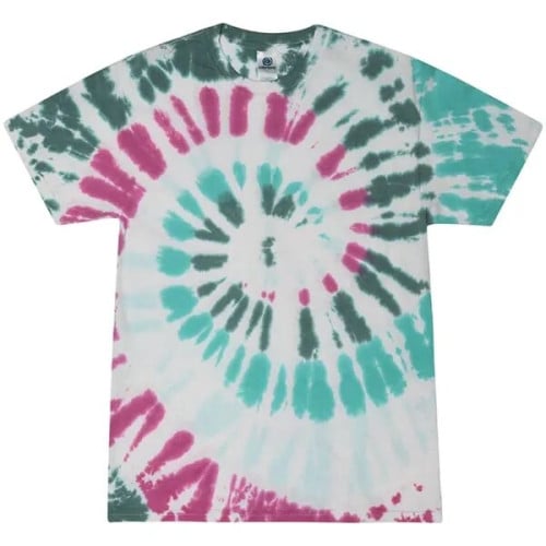 Adult 5.4 oz. Cotton Tie Dye T-Shirts