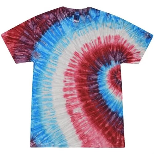 Adult 5.4 oz. Cotton Tie Dye T-Shirts