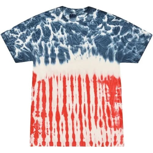 Adult 5.4 oz. Cotton Tie Dye T-Shirts