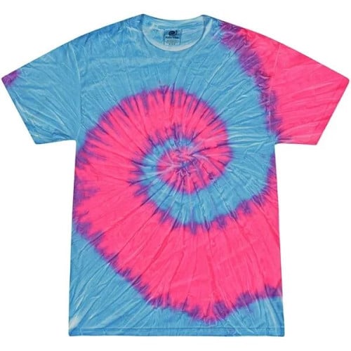 Adult 5.4 oz. Cotton Tie Dye T-Shirts