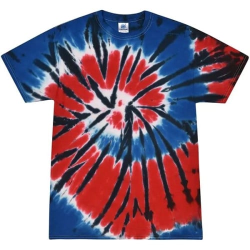 Adult 5.4 oz. Cotton Tie Dye T-Shirts