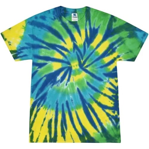Adult 5.4 oz. Cotton Tie Dye T-Shirts