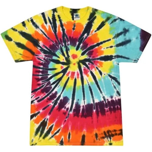 Adult 5.4 oz. Cotton Tie Dye T-Shirts