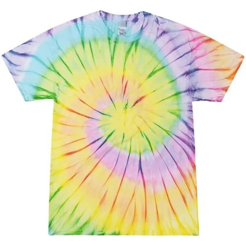 Adult 5.4 oz. Cotton Tie Dye T-Shirts