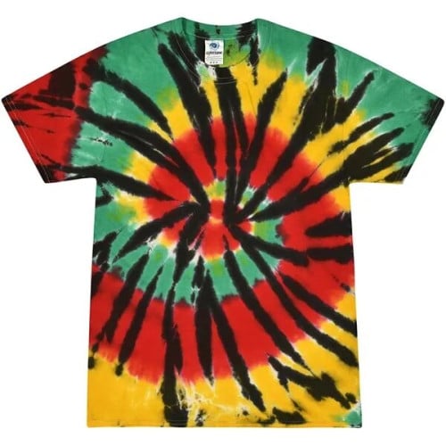 Adult 5.4 oz. Cotton Tie Dye T-Shirts