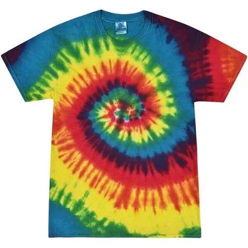 Adult 5.4 oz. Cotton Tie Dye T-Shirts