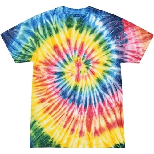 Adult 5.4 oz. Cotton Tie Dye T-Shirts