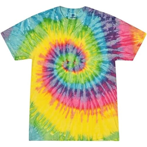 Adult 5.4 oz. Cotton Tie Dye T-Shirts