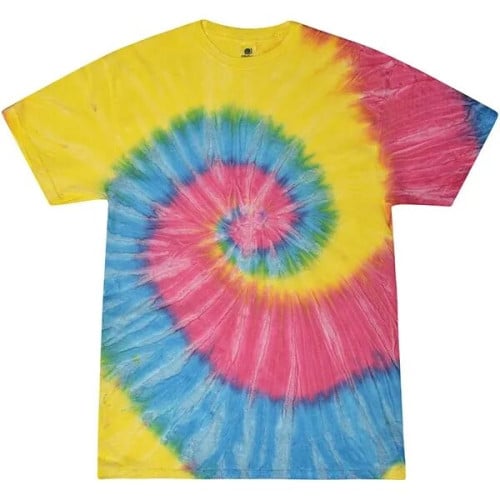 Adult 5.4 oz. Cotton Tie Dye T-Shirts