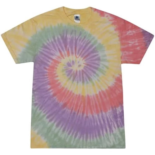 Adult 5.4 oz. Cotton Tie Dye T-Shirts