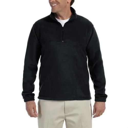 Harriton Quarter-Zip Fleece Pullover Jackets