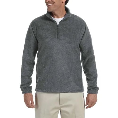 Harriton Quarter-Zip Fleece Pullover Jackets