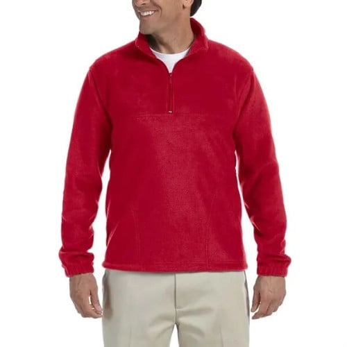 Harriton Quarter-Zip Fleece Pullover Jackets