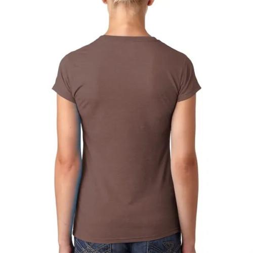 Next Level Ladies CVC Deep V Crew Neck Tee Shirts