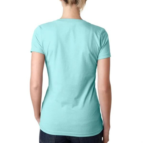 Next Level Ladies CVC Deep V Crew Neck Tee Shirts
