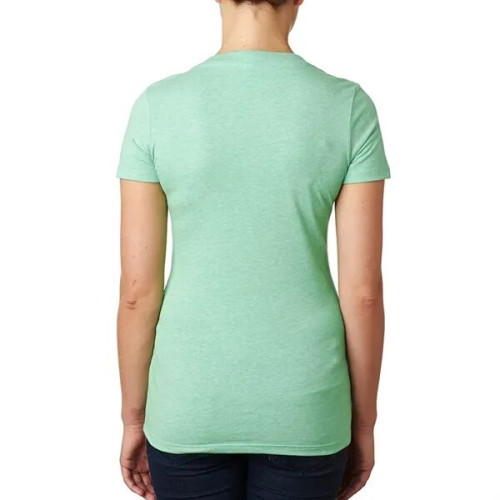 Next Level Ladies CVC Deep V Crew Neck Tee Shirts