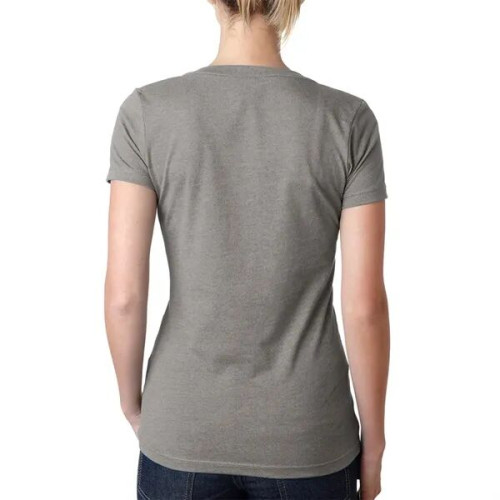 Next Level Ladies CVC Deep V Crew Neck Tee Shirts