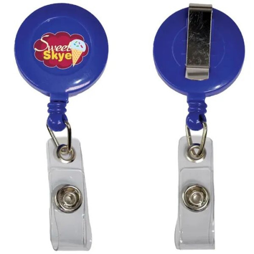 Retractable Badge Reel Holder with Belt Clip