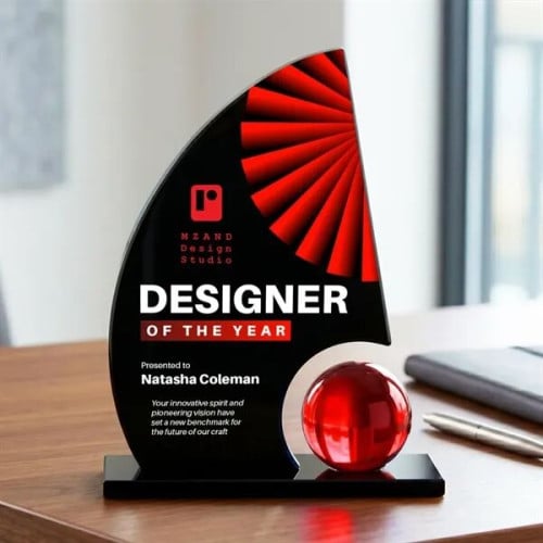 Ravenna VividPrint™ Award - Black