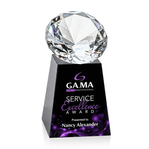 Celestina VividPrint™ Award - Black/Diamond