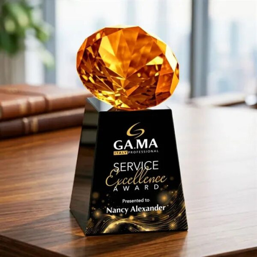 Celestina VividPrint™ Award - Black/Amber