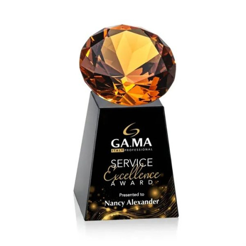 Celestina VividPrint™ Award - Black/Amber