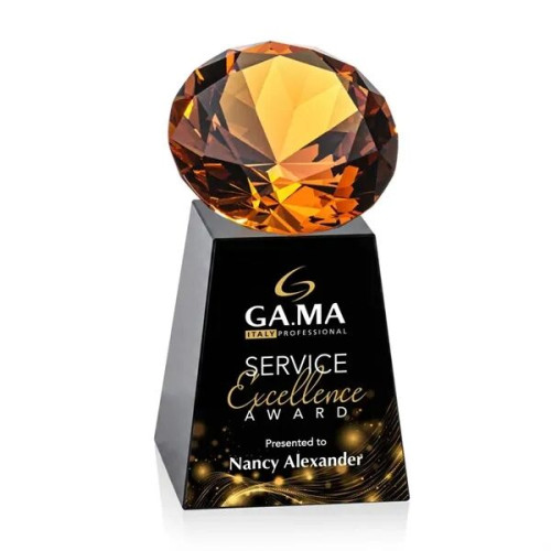 Celestina VividPrint™ Award - Black/Amber