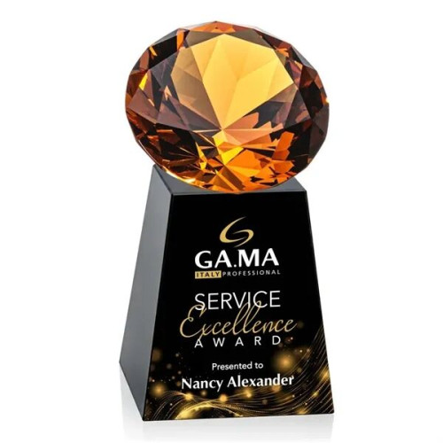 Celestina VividPrint™ Award - Black/Amber