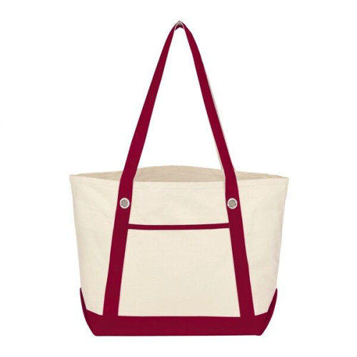 Medium Cotton Canvas Sailing Tote Bag